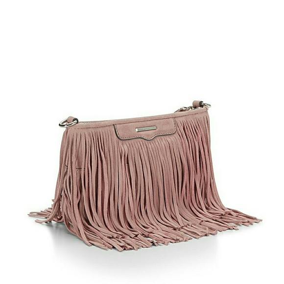 Rebecca minkoff fringe Finn pink - Picture 1 of 4